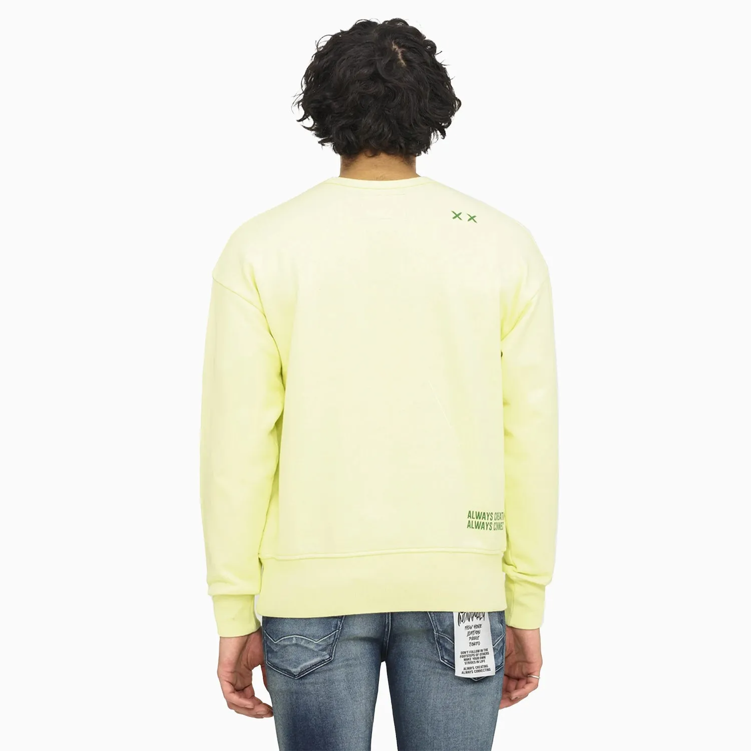 Men's Novelty Fleece Crew Neck Sweatshirt