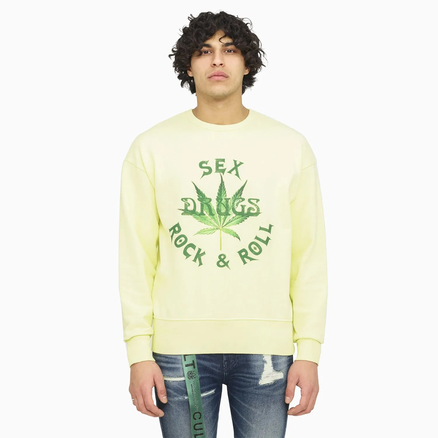 Men's Novelty Fleece Crew Neck Sweatshirt