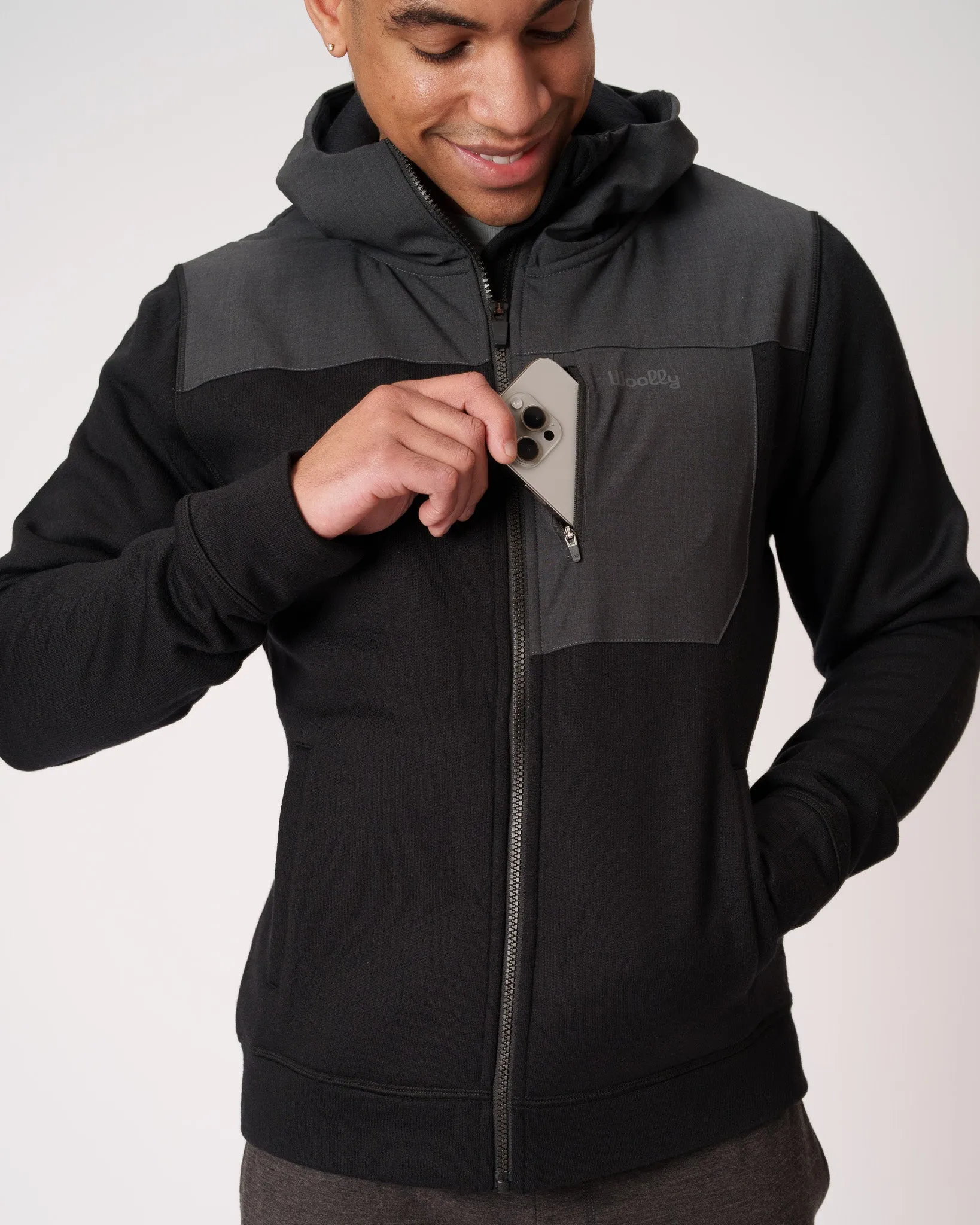 Merino Fleece Zip Hoodie