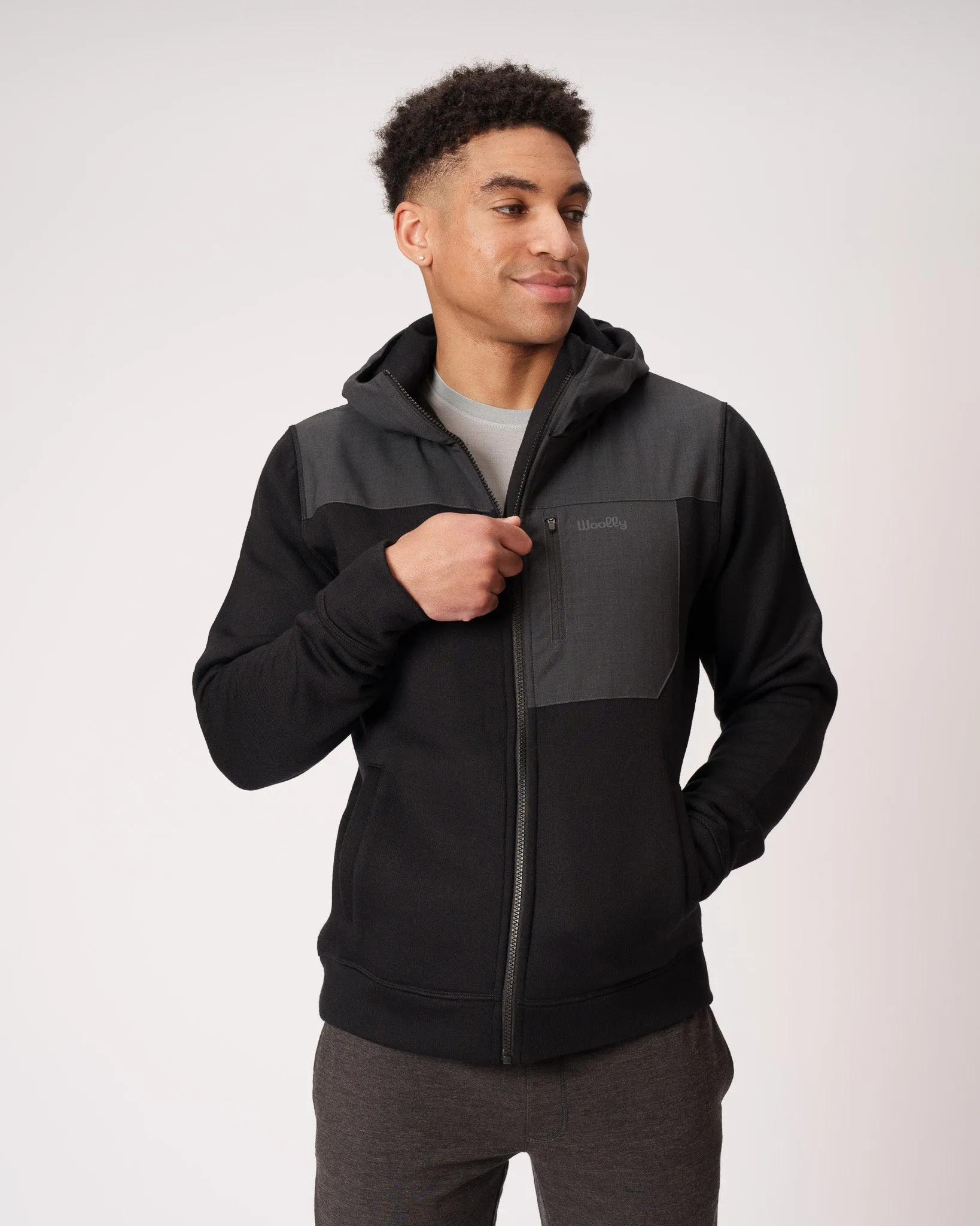 Merino Fleece Zip Hoodie