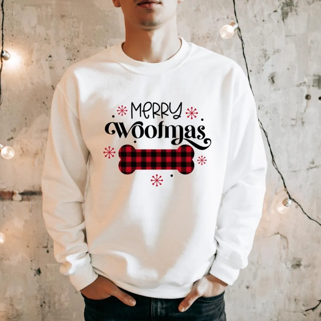 Merry Woofmas Dog Bone Sweatshirt