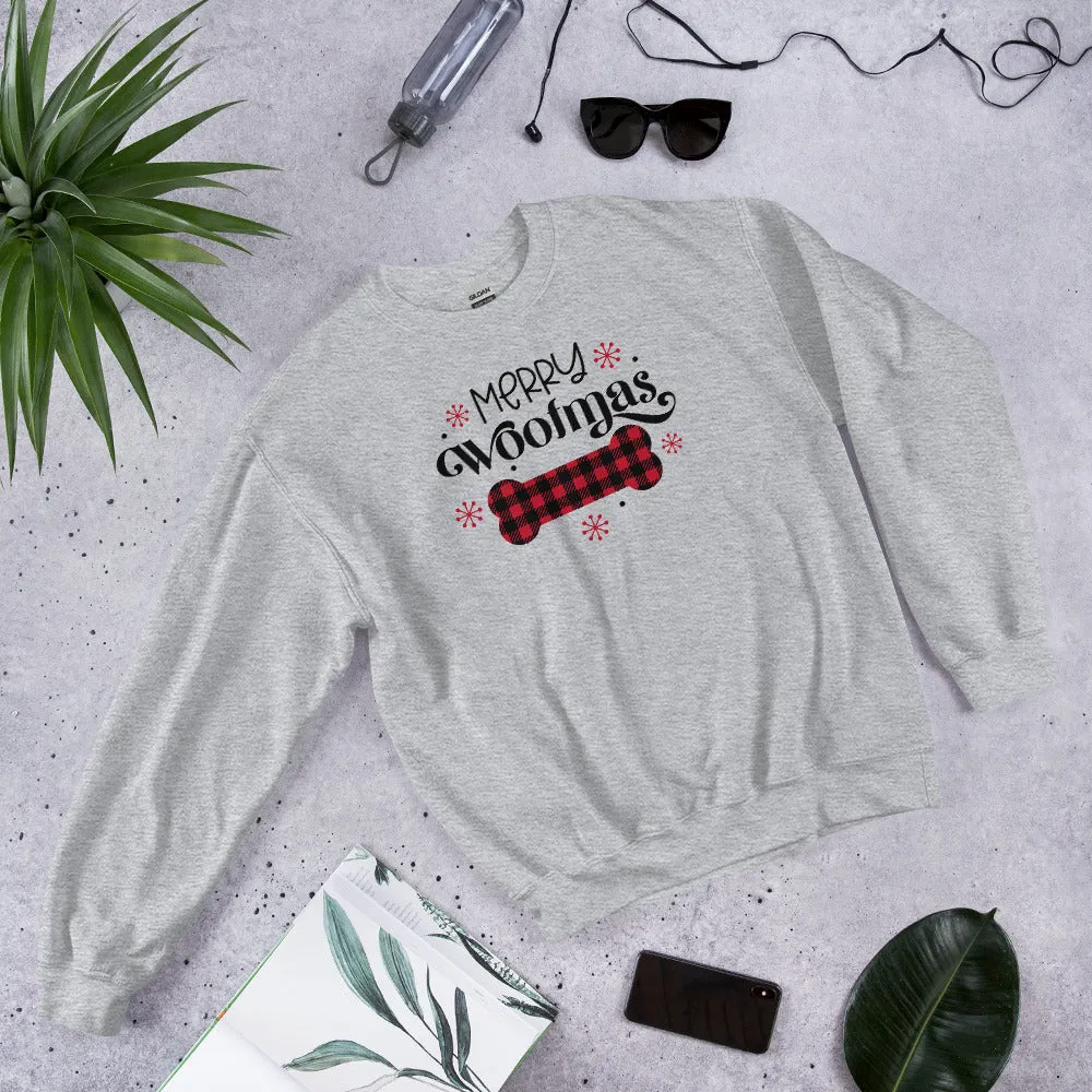 Merry Woofmas Dog Bone Sweatshirt