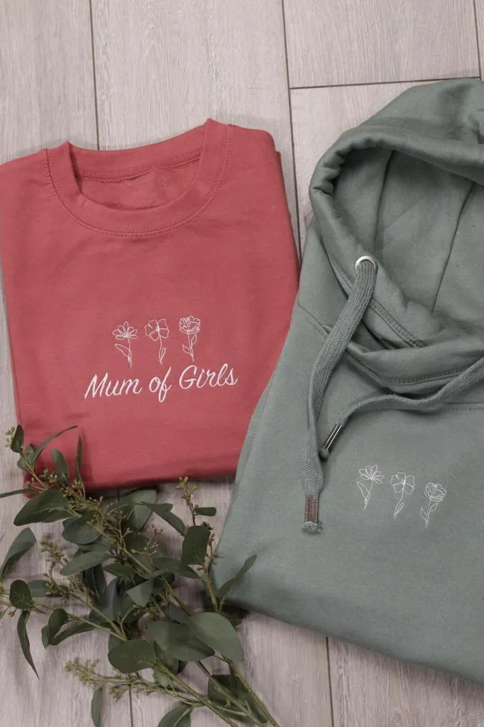 Mum of Girls Hoodie or Sweatshirt