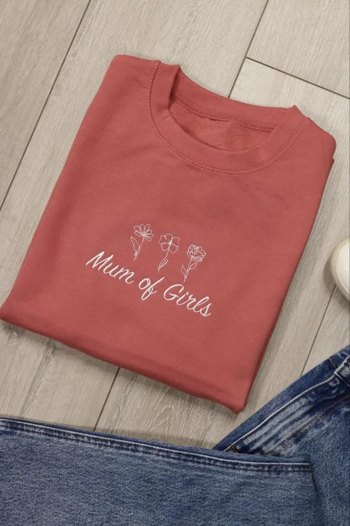 Mum of Girls Hoodie or Sweatshirt