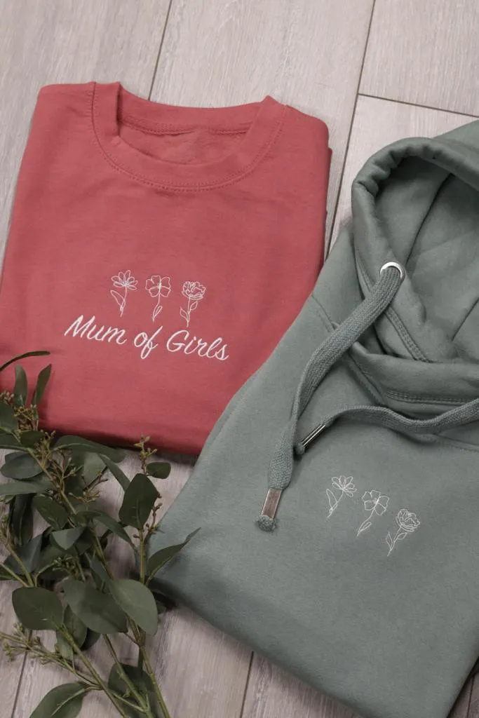 Mum of Girls Hoodie or Sweatshirt