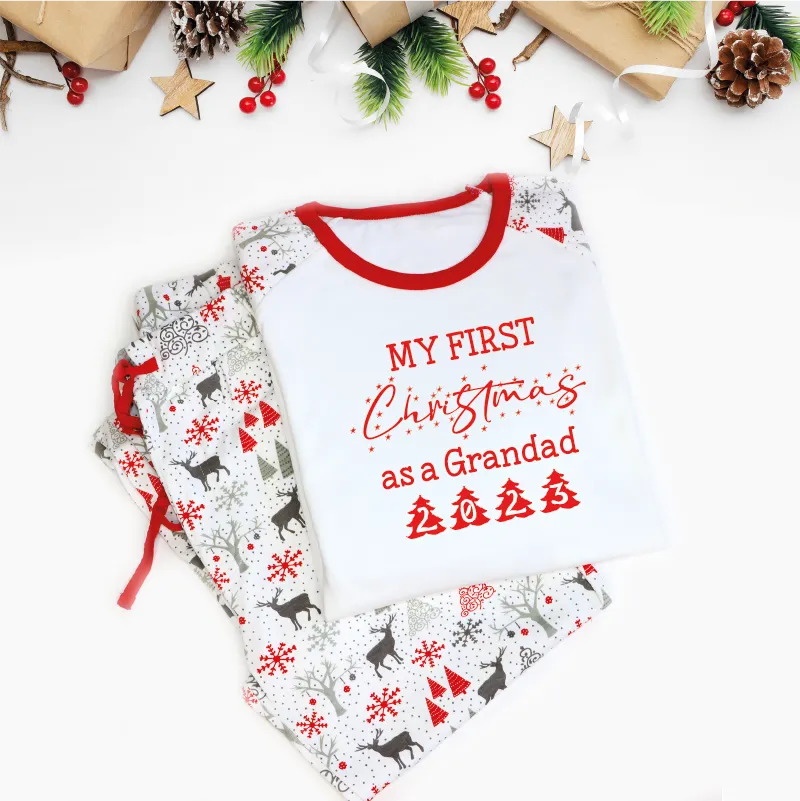 My First Christmas as Grandad Christmas Pyjamas