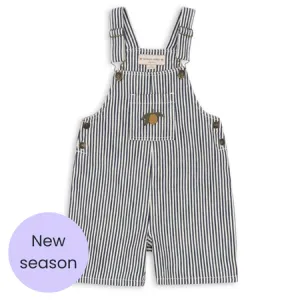 Naval Stripe Shortie Dungarees