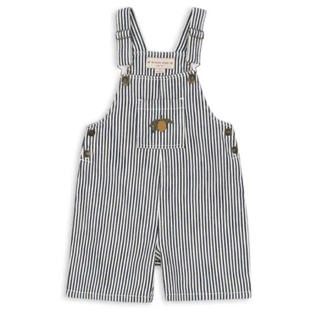 Naval Stripe Shortie Dungarees