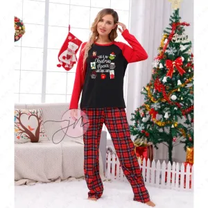 NEW This Is My Christmas Movies Watching Shirt Christmas PJs, Women's Sz S