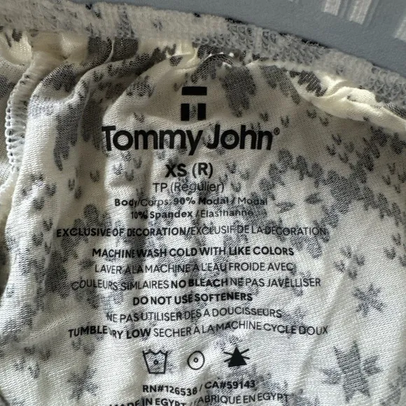 New Tommy John Second Skin Women’s Pajamas set, Size XS