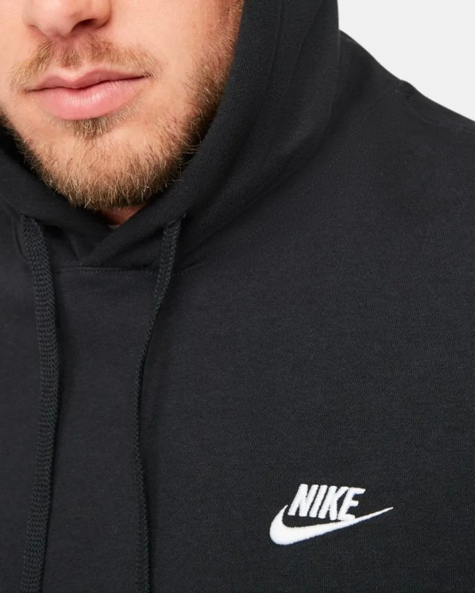 Nike Sportswear Club Hoodie - Black/White