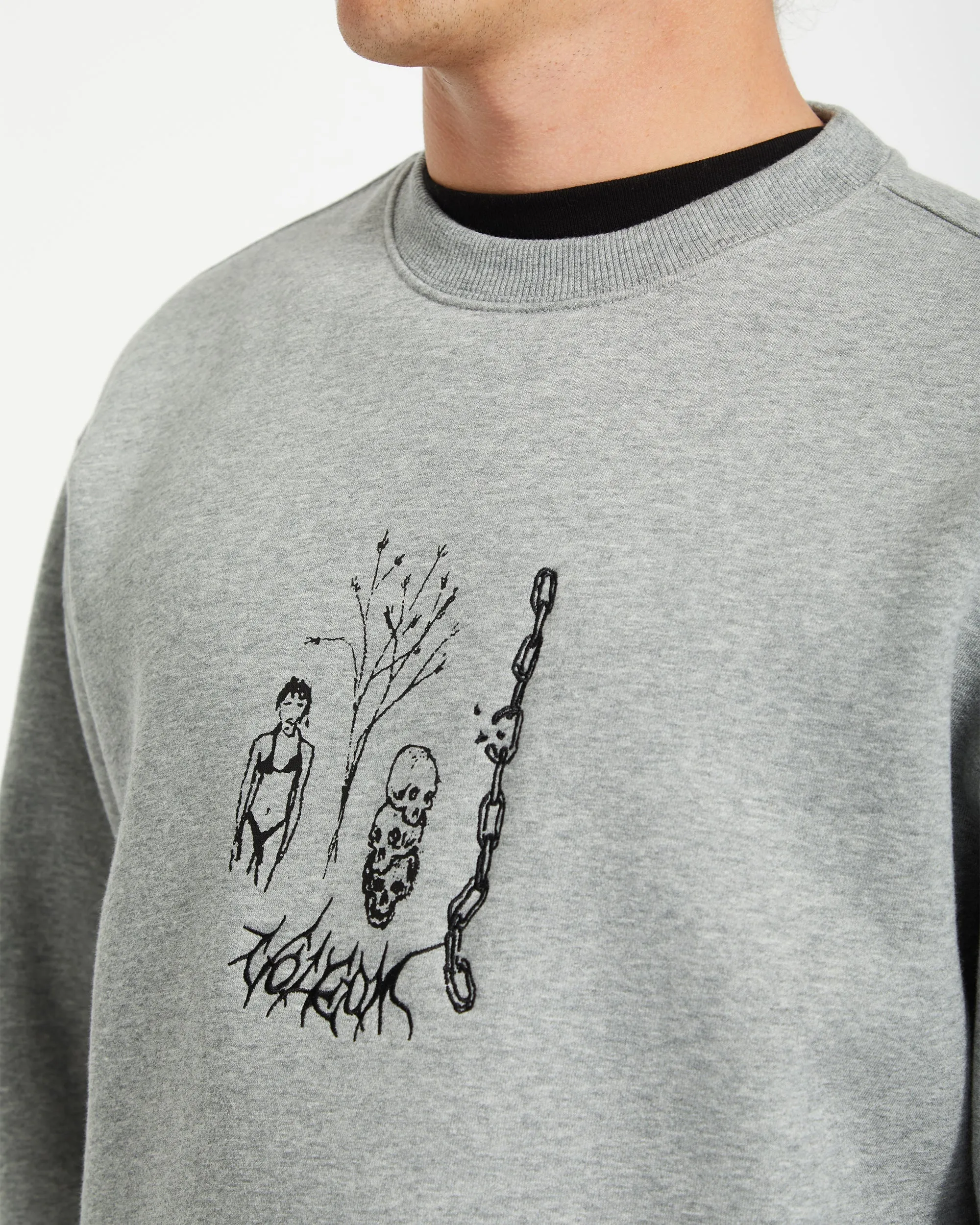 Noder Pullover - HEATHER GREY