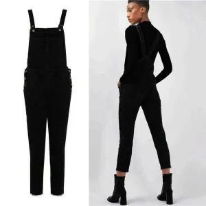 Olivia Black Overall Pocket Trousers