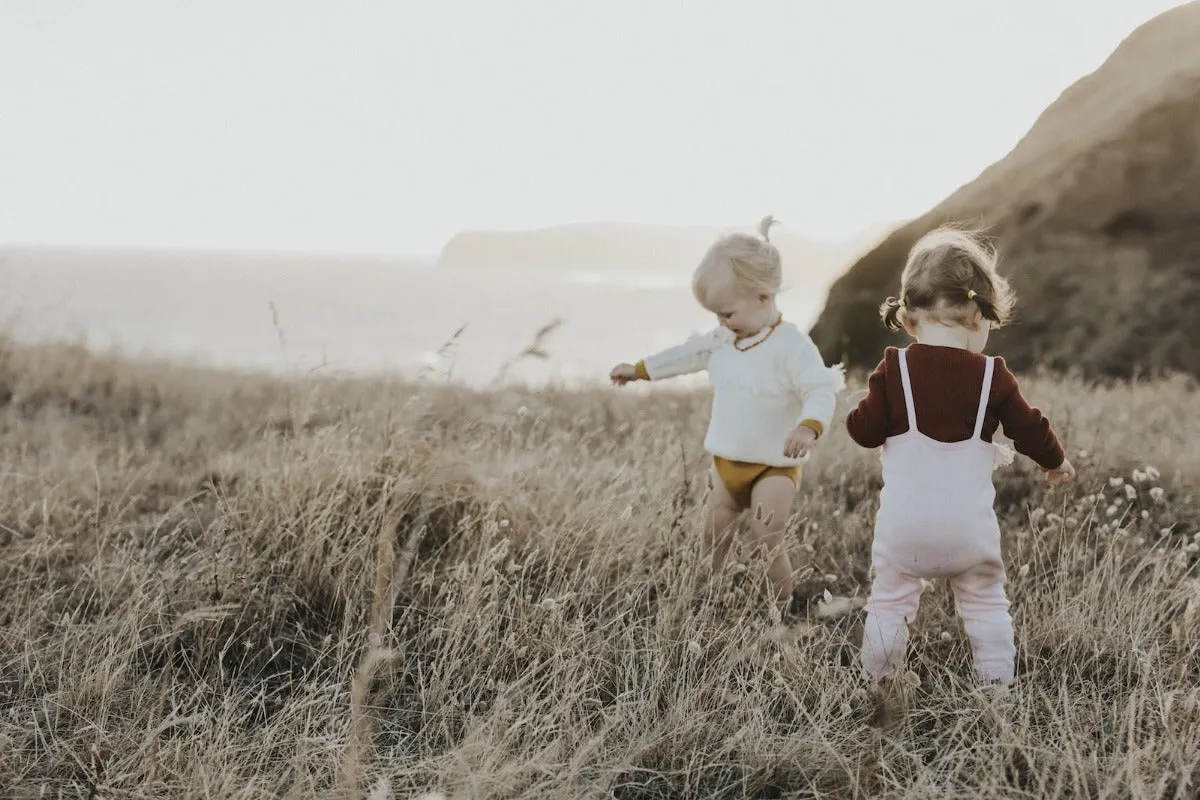 Organic Cotton Frill Overalls - Blush Pink