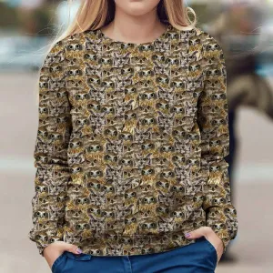 Owl - Full Face - Premium Sweatshirt