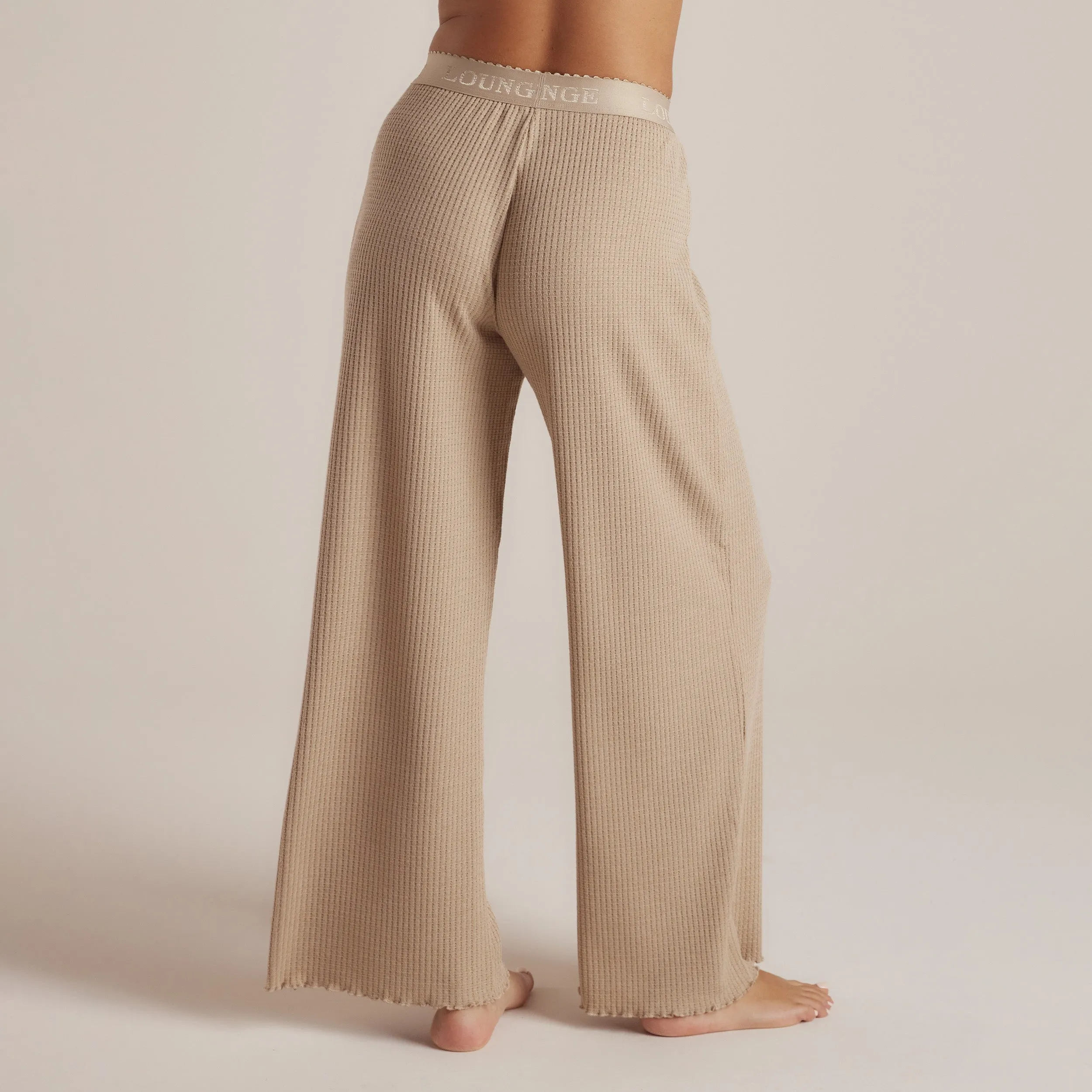 Pantalon de Pyjama Soft Waffle - Beige
