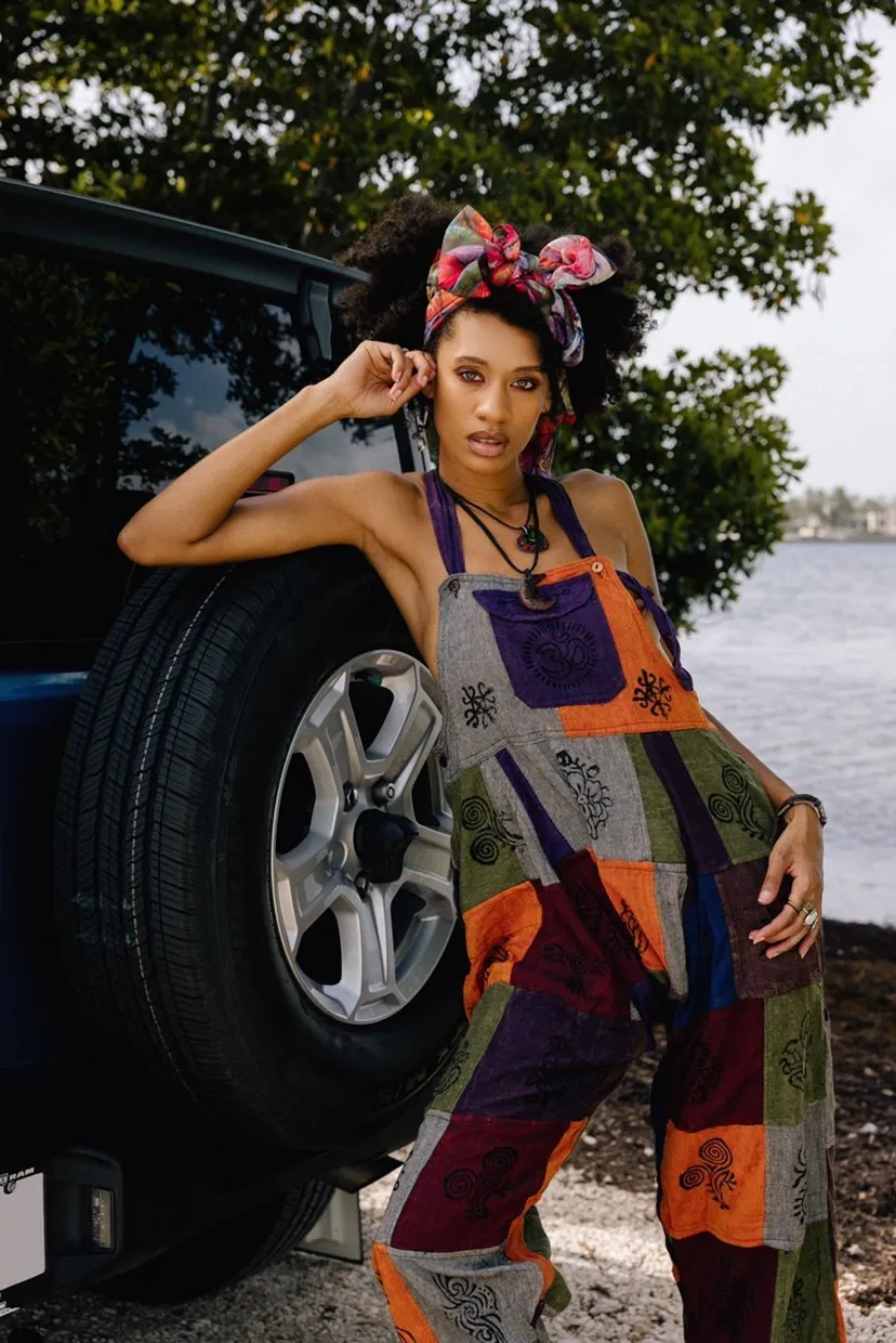 Patchwork Dungarees