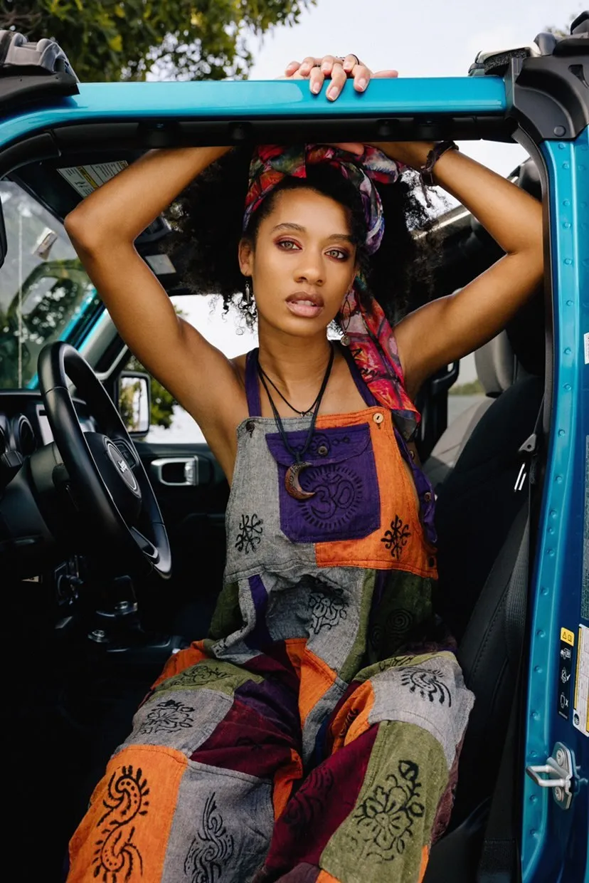 Patchwork Dungarees