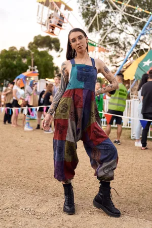 Patchwork Dungarees