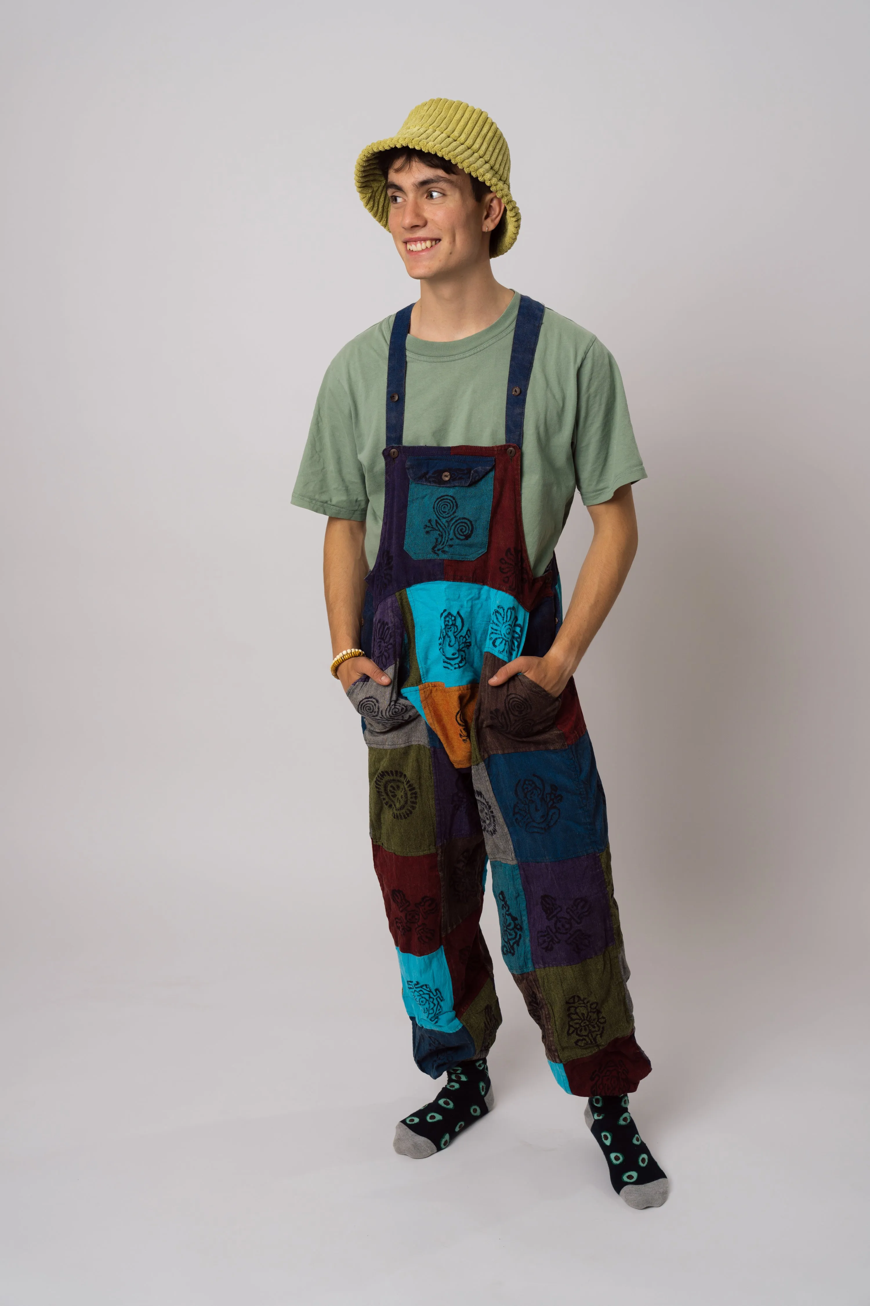 Patchwork Dungarees