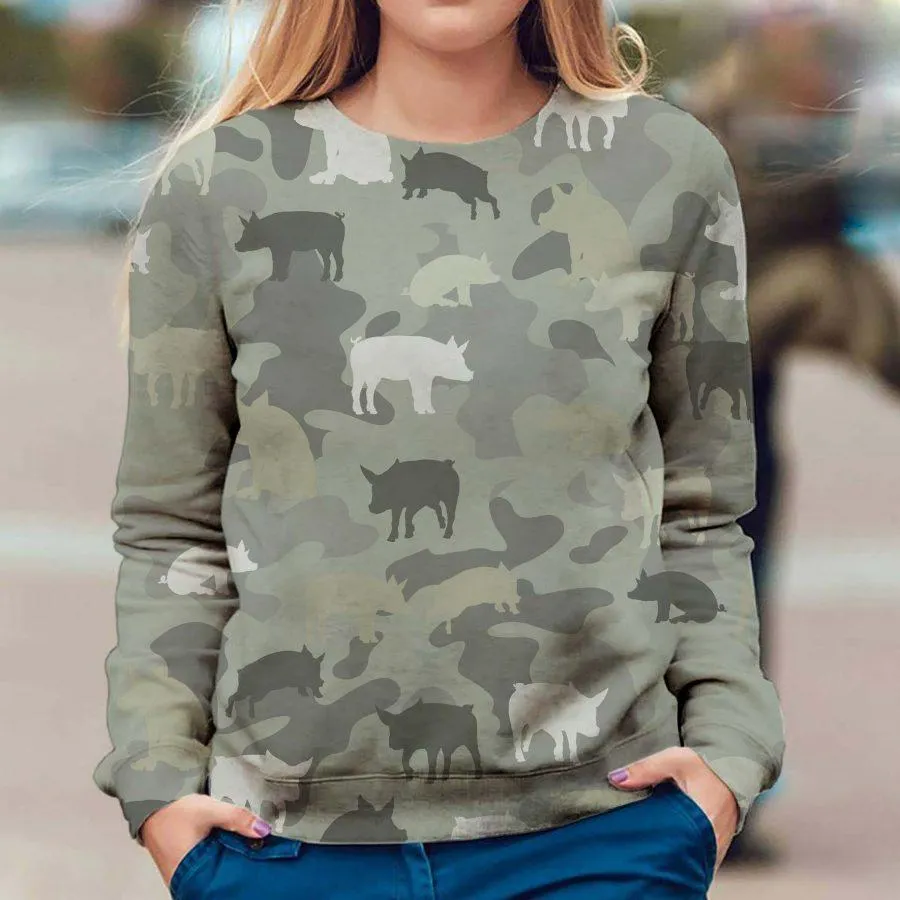 Pig - Camo - Premium Sweatshirt