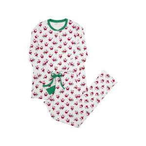 Pimberton Pinot PJ Set (Women's) - Santa's Sing Along with Kiawah Kelly Green