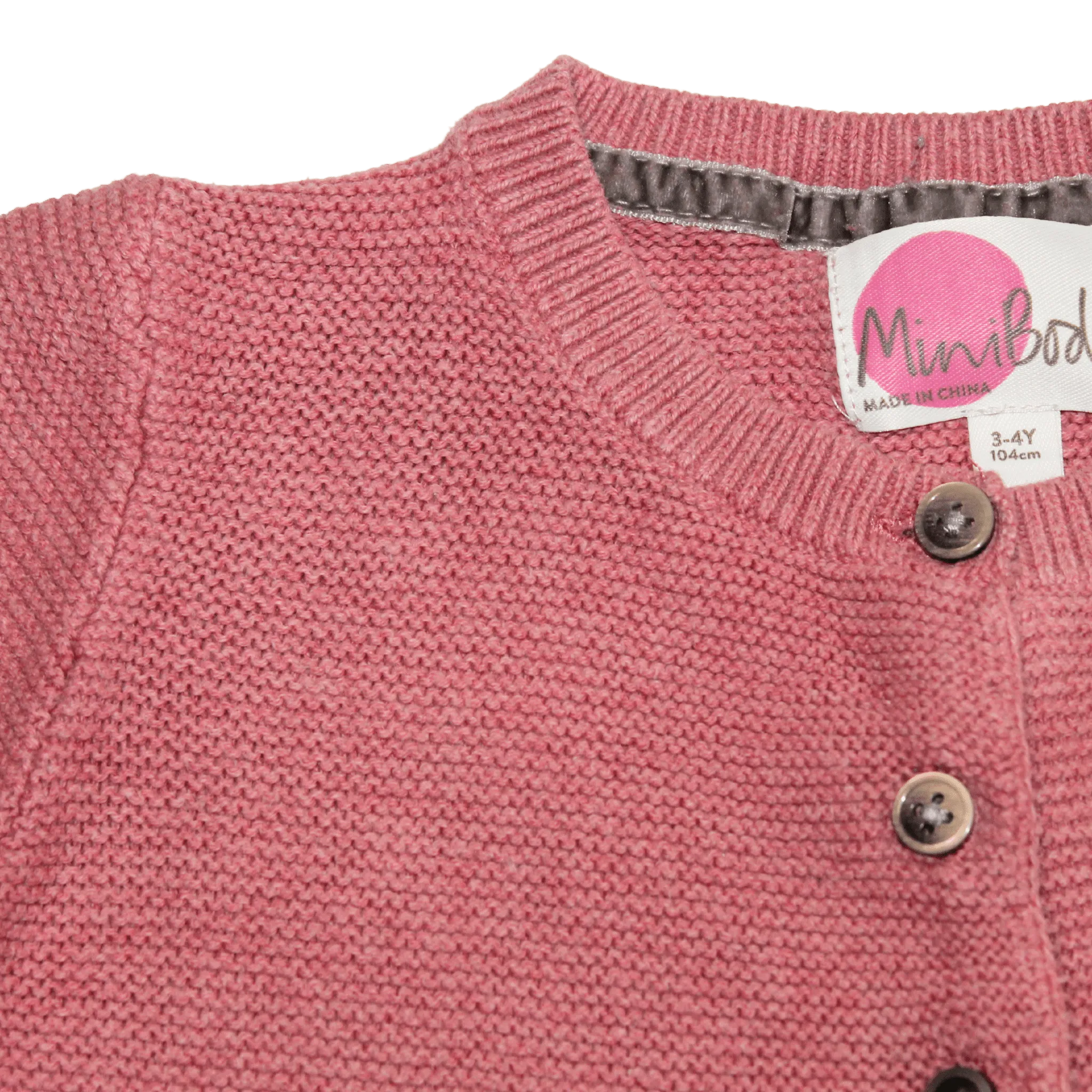 Pink Knitted Cardigan