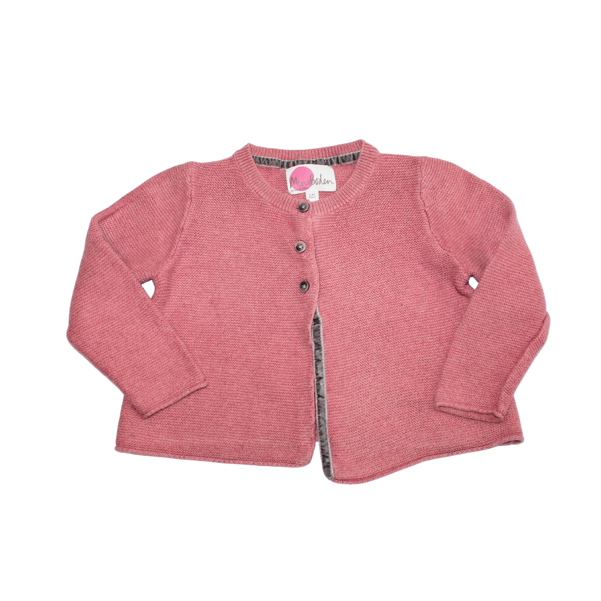 Pink Knitted Cardigan