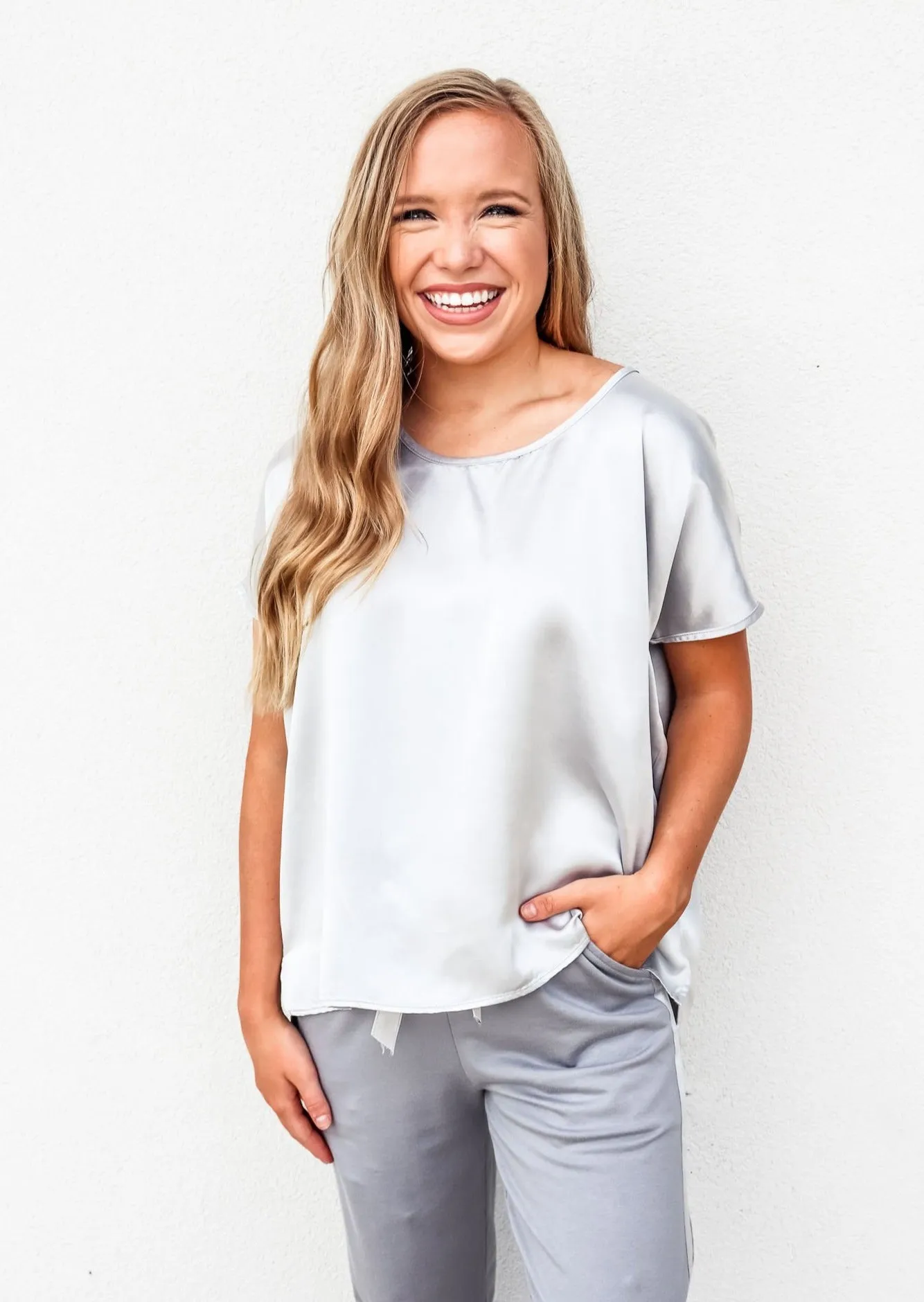 PJ Harlow Roxxy Top Dark Silver