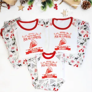 Polar Express Family Christmas Pyjamas