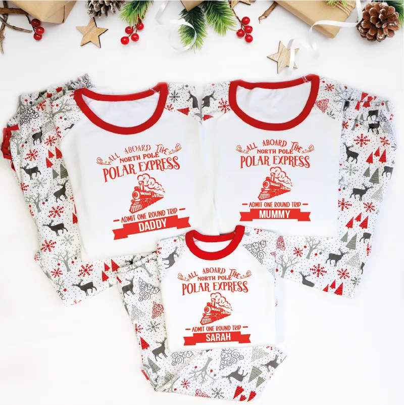 Polar Express Family Christmas Pyjamas