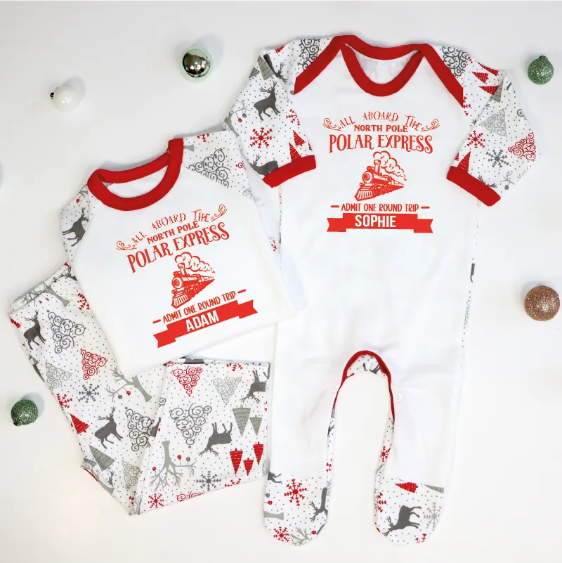 Polar Express Family Christmas Pyjamas