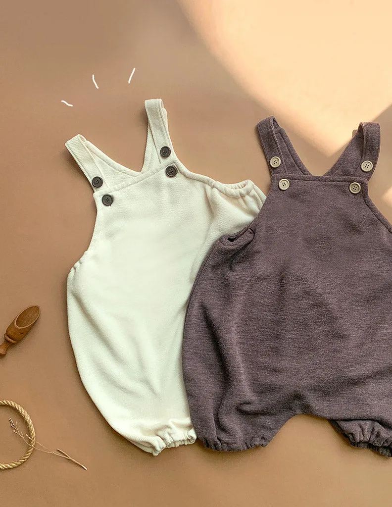 Poppy Dungarees Cream
