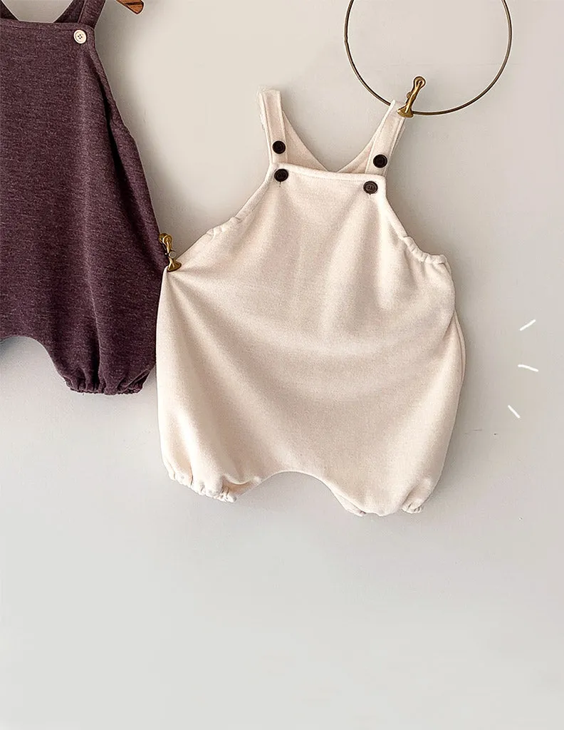 Poppy Dungarees Cream