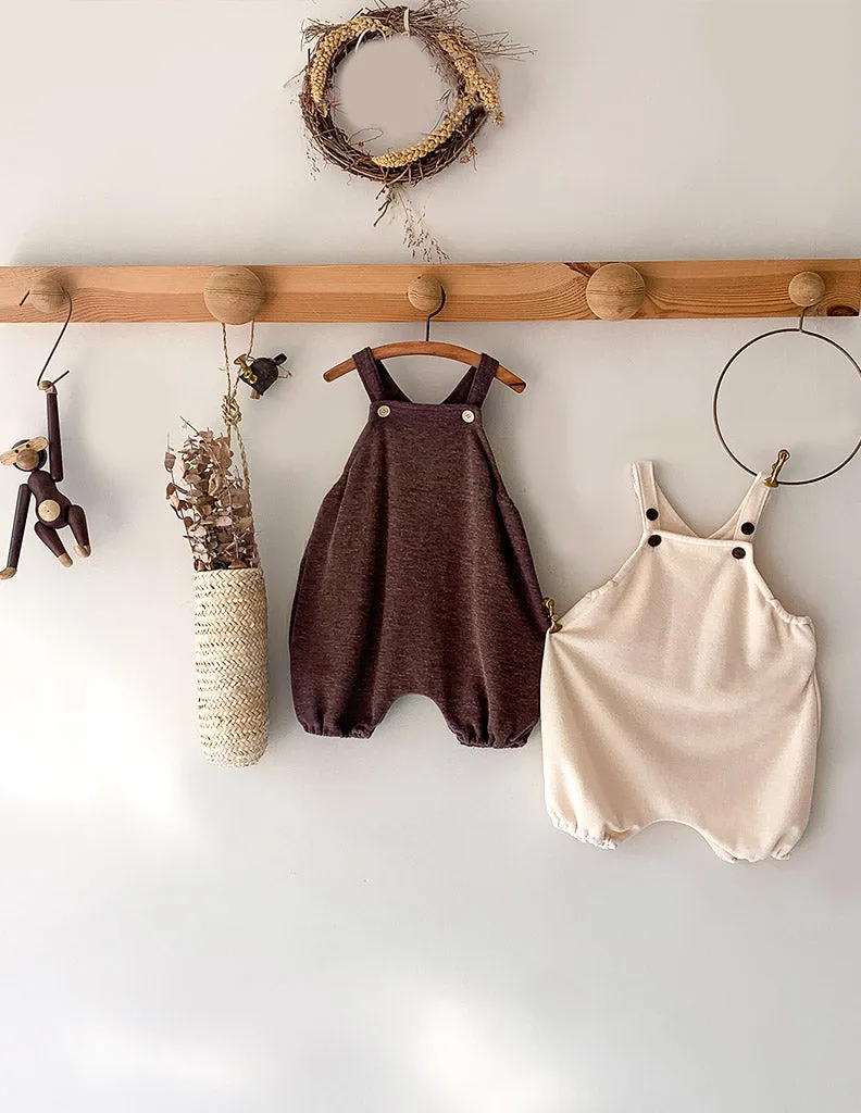 Poppy Dungarees Cream