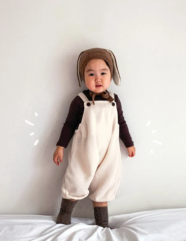 Poppy Dungarees Cream