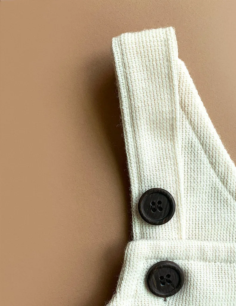 Poppy Dungarees Cream