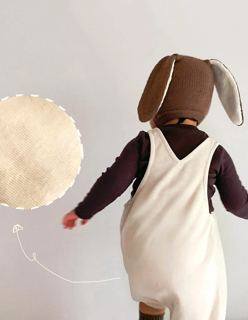Poppy Dungarees Cream