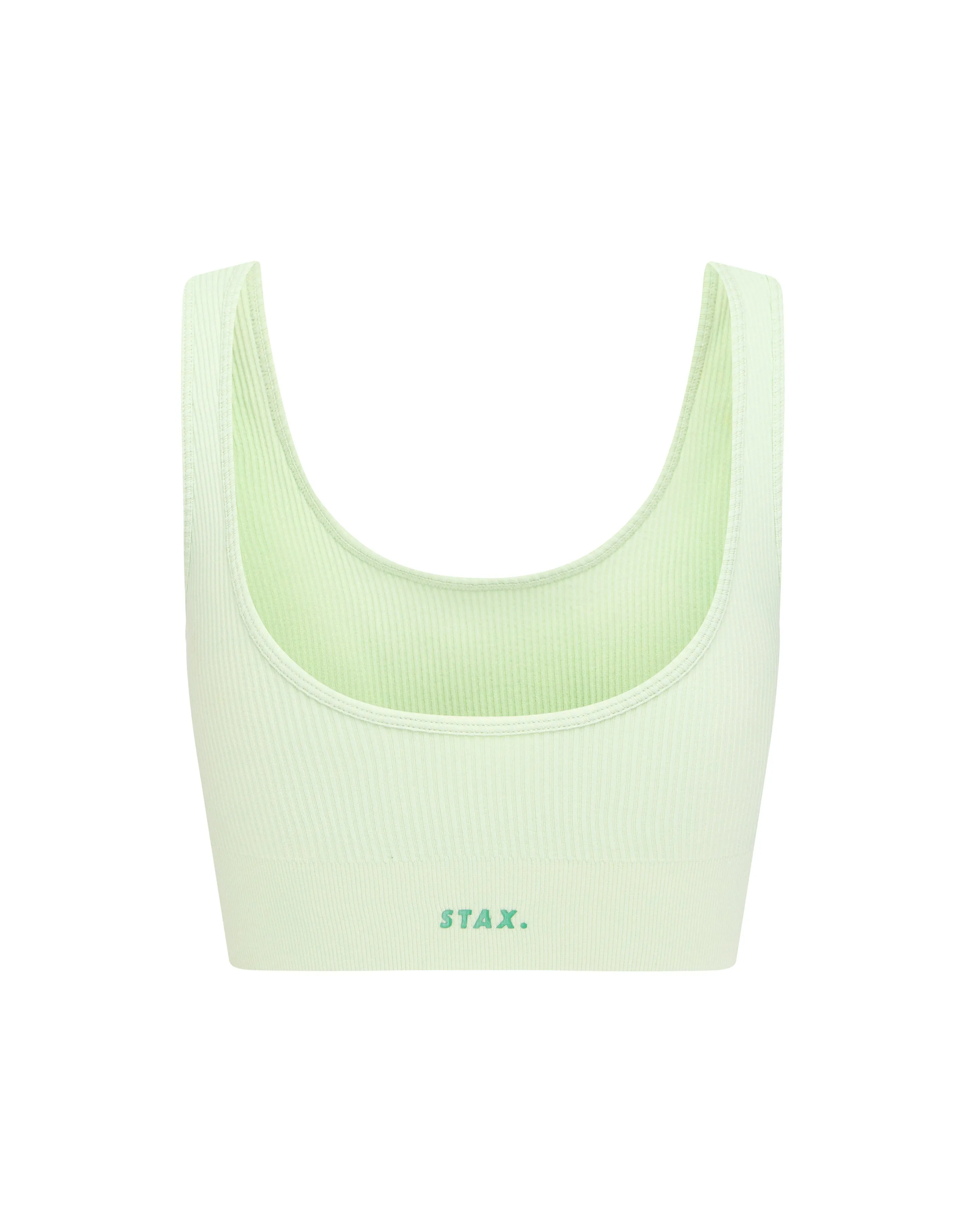 Premium Seamless V5 Low Back Crop Lounge - Aurora (Sage)