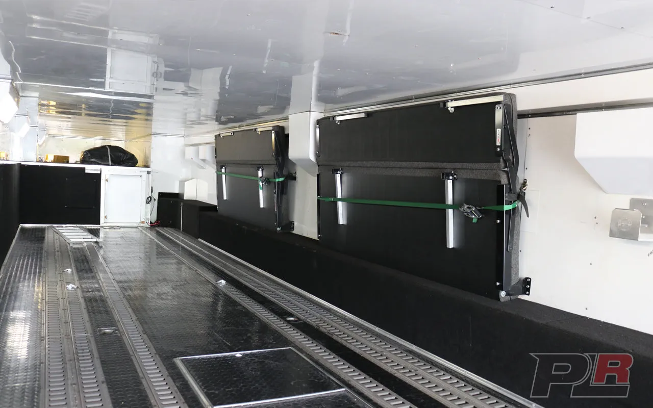 **PRICE REDUCED** 1999 Champion 53ft Screw / Chain Liftgate Race Trailer and 1999 Kenworth T2000 Semi Combo For Sale