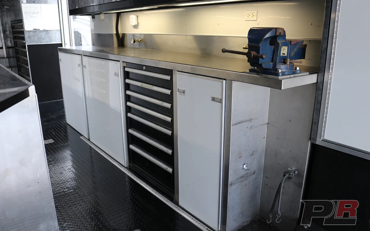 **PRICE REDUCED** 1999 Champion 53ft Screw / Chain Liftgate Race Trailer and 1999 Kenworth T2000 Semi Combo For Sale