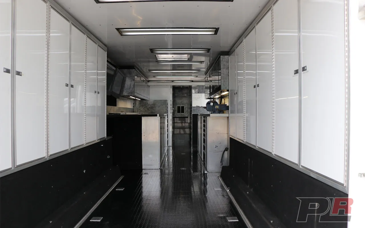 **PRICE REDUCED** 1999 Champion 53ft Screw / Chain Liftgate Race Trailer and 1999 Kenworth T2000 Semi Combo For Sale