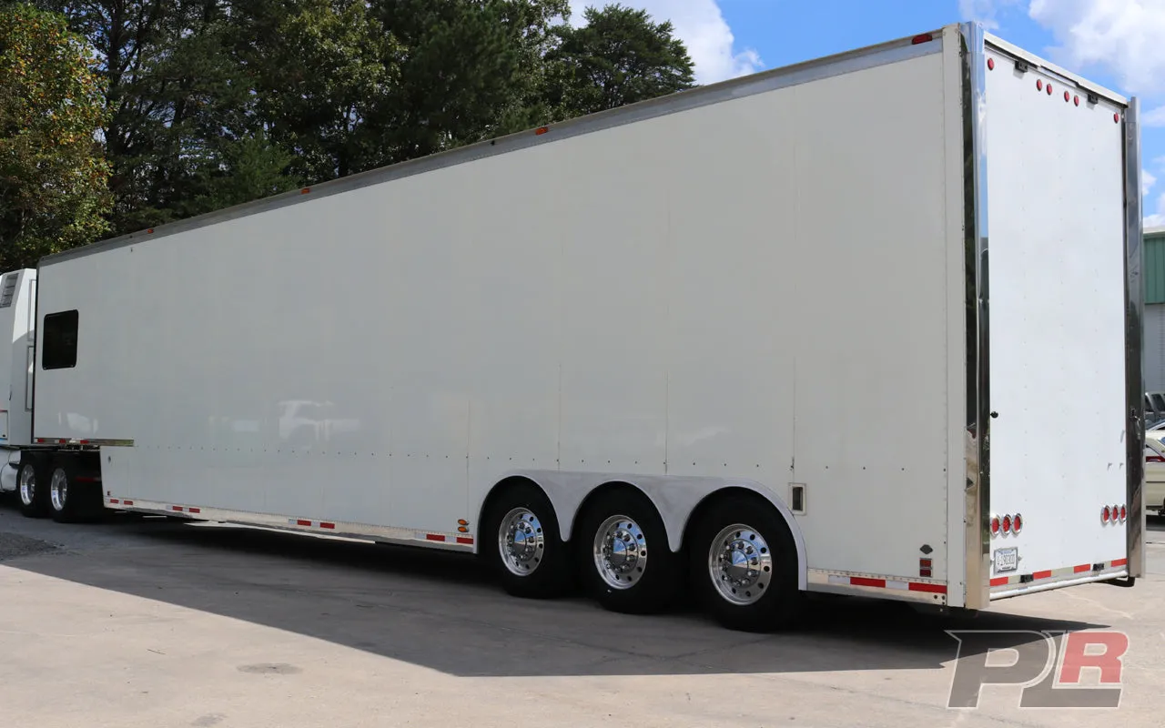 **PRICE REDUCED** 1999 Champion 53ft Screw / Chain Liftgate Race Trailer and 1999 Kenworth T2000 Semi Combo For Sale