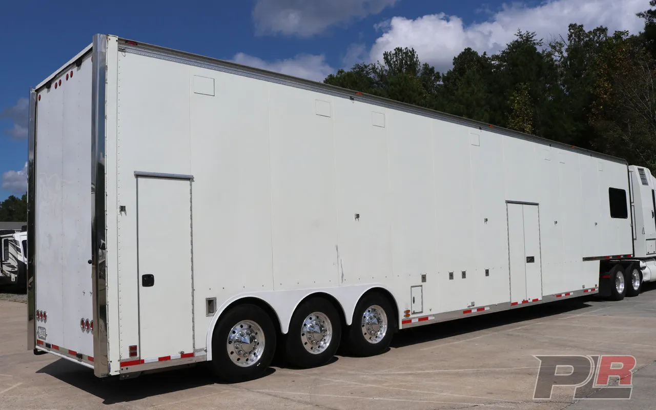 **PRICE REDUCED** 1999 Champion 53ft Screw / Chain Liftgate Race Trailer and 1999 Kenworth T2000 Semi Combo For Sale