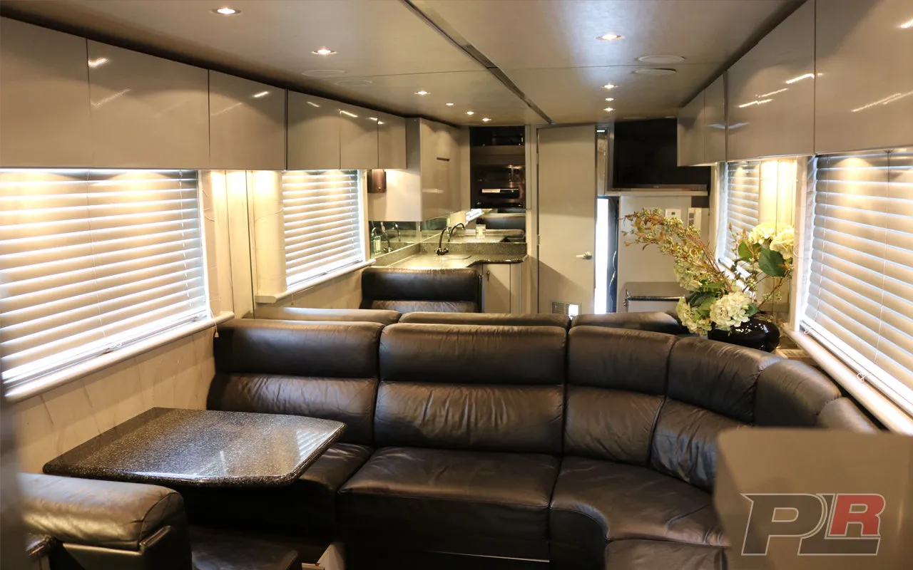 **PRICE REDUCED** 1999 Champion 53ft Screw / Chain Liftgate Race Trailer and 1999 Kenworth T2000 Semi Combo For Sale