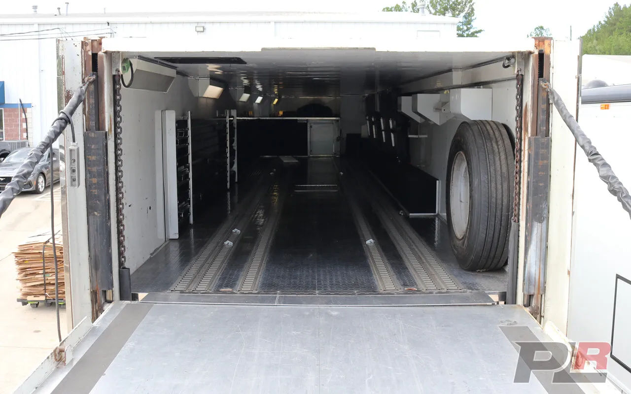 **PRICE REDUCED** 1999 Champion 53ft Screw / Chain Liftgate Race Trailer and 1999 Kenworth T2000 Semi Combo For Sale