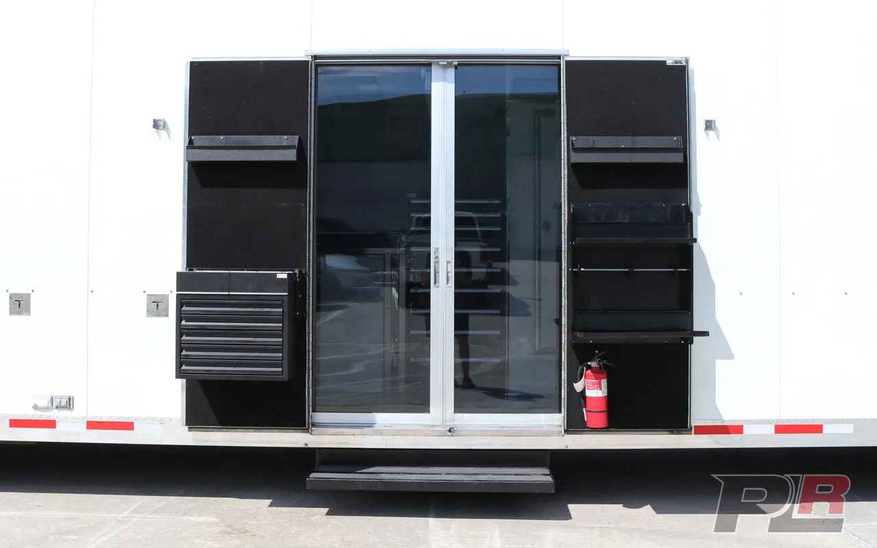 **PRICE REDUCED** 1999 Champion 53ft Screw / Chain Liftgate Race Trailer and 1999 Kenworth T2000 Semi Combo For Sale