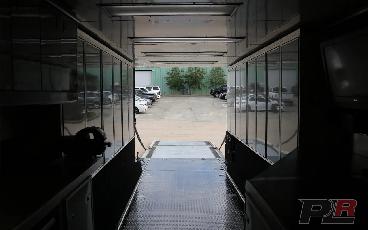 **PRICE REDUCED** 1999 Champion 53ft Screw / Chain Liftgate Race Trailer and 1999 Kenworth T2000 Semi Combo For Sale
