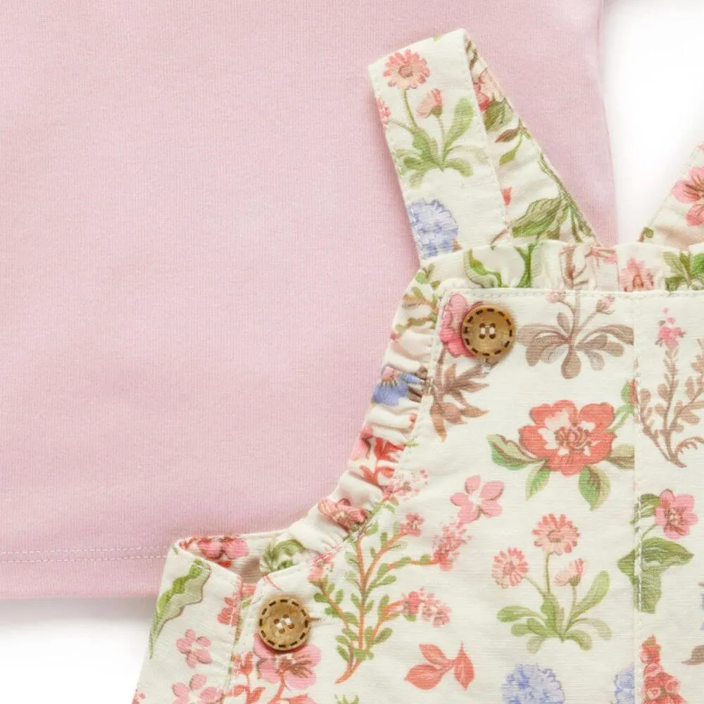 Purebaby Dune Flowers Overall Set