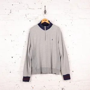 Ralph Lauren 1/4 Zip Sweatshirt - Grey - XL